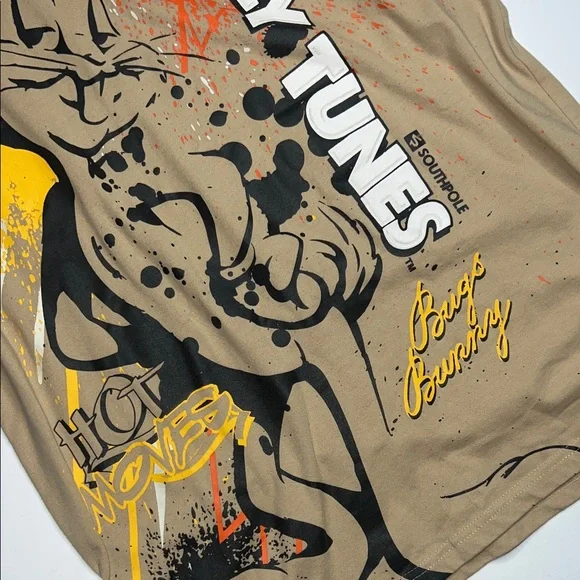 South Pole Looney Tunes Beige Tee - Picture 4 of 7